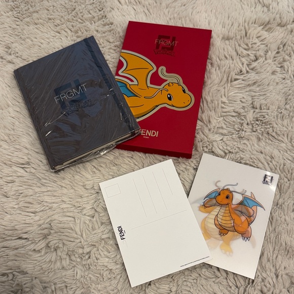 Fendi x Pokémon Red Envelope, Notepad, Postcard Set - Picture 1 of 2